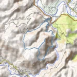 Mapa Espadilla - Penya Saganta - Espadilla