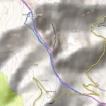 Mapa Pico Ori desde el puerto de Larrau
