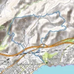 Mapa Benicàssim - Els Tres Barrancs - Corvaxos - Benicàssim
