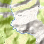 Mapa Río Matarraña por el Parrizal