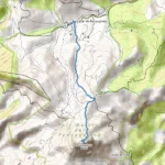 Mapa Sant Joan de Penyagolosa - Pico de Penyagolosa por barranc de la Pegunta