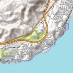 Mapa Via Verde del Mar (Benicasim - Oropesa del Mar)