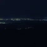 Nocturna de La Plana desde el pico de Penyagolosa