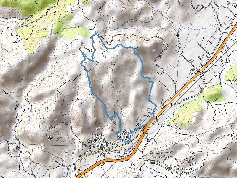 Borriol la Pedra roca de la Dama Rutas